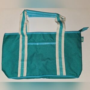 SELF magazine turquoise mini tote bag